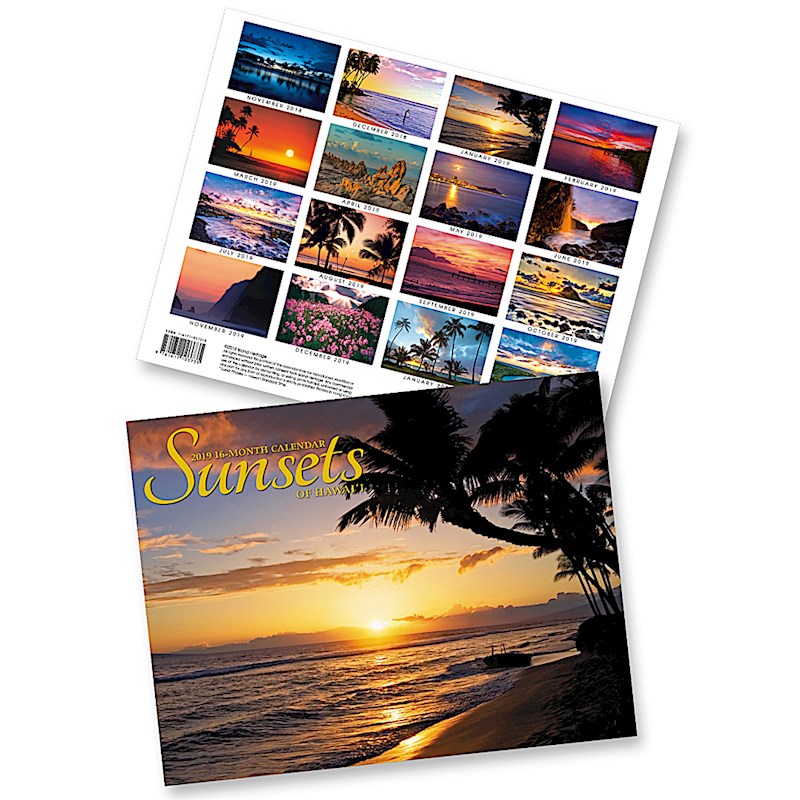 Calendar2019 Sunsets of Hawaii